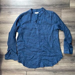 gap 100% linen Shirt Size Large